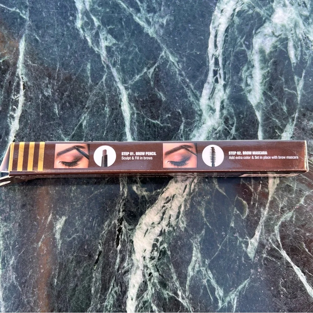 Secret of pharauhdual eyebrowo-pencil & mascara duo -natural brown